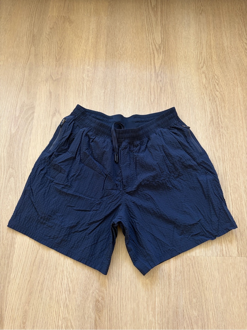 lululemon athletica Pace Breaker Men's Navy Athletic Drawstring Shorts